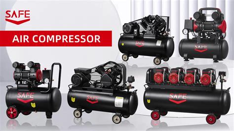 Safe Low Price Cheap 220v 50hz Portable Piston Air Compressor 8bar 24l