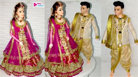 How To Make Barbie Lehenga Indo Western Style