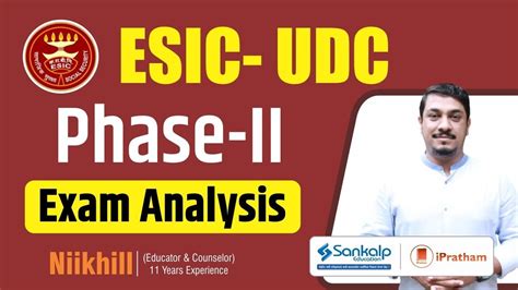 General Awareness II ESIC UDC Phase II Analysis II NIIKHILL SIR YouTube