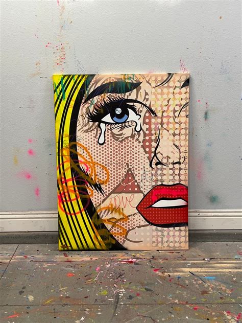 Dillon Boy 1979 DBoy Nude Graffiti Girl Crying Blonde Street Art Pop X I Miss D Face Dface