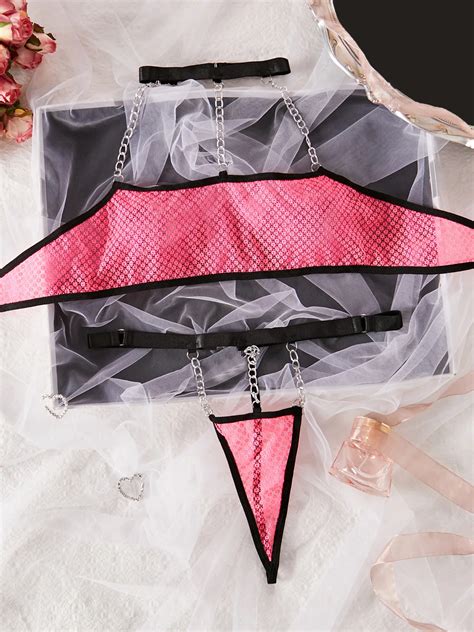 Mesh Sexy Lingerie Set For Women Transparent Porno Erotic Underwear Sexy Bra Set And Panty