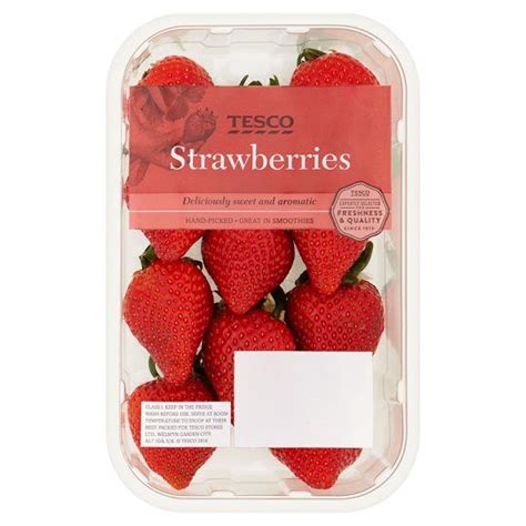 Tesco Strawberries 227g Doces Dispensas