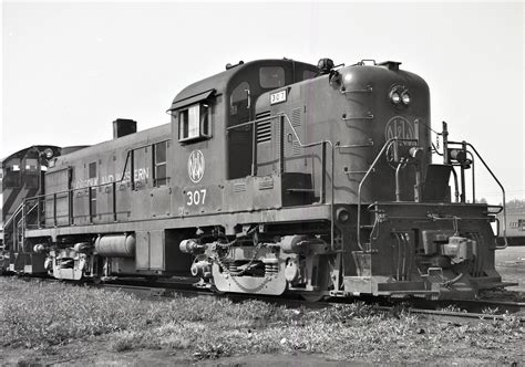 Norfolk And Western Railway Bellevue Ohio Alco Class Rs3 307 Diesel Electric Locomotive