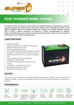 Batterie Marine 12 V NOMIA 210 Super B Lithium Power B V Lithium