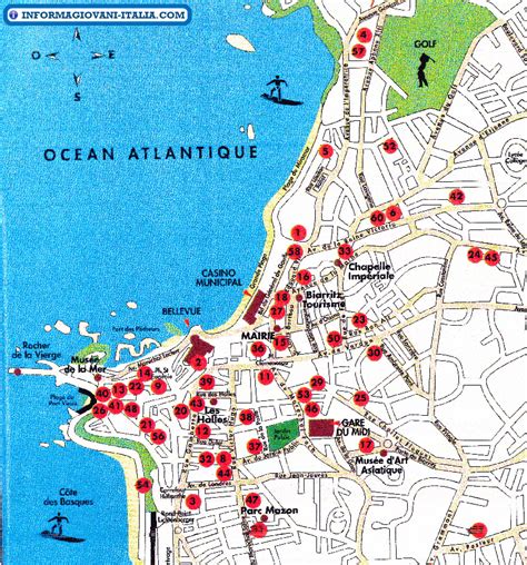 Biarritz France Map