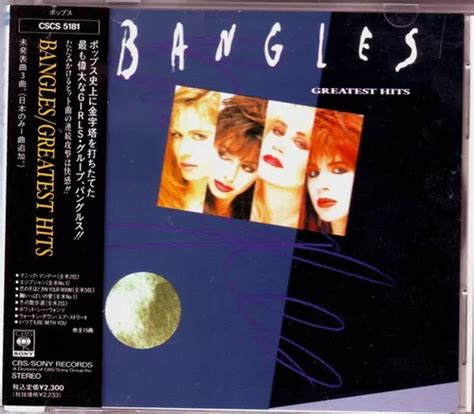 Bangles Greatest Hits Cd Japonés Obi usado