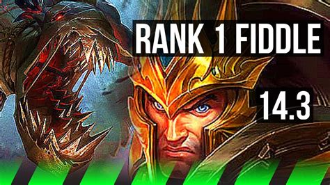 FIDDLESTICKS Vs JARVAN IV JNG Rank 1 Fiddle 1500 Games 8 2 11