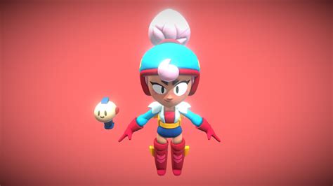 Janet T Pose Brawl Stars Download Free 3d Model By Shertiku 45af39b Sketchfab