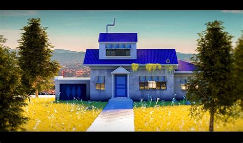 Oggy House 3d model