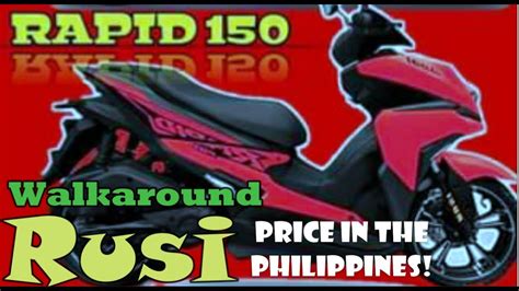 Rusi Rapid 150 New Release Scooterbike Ng Rusi Aerox Contender Price