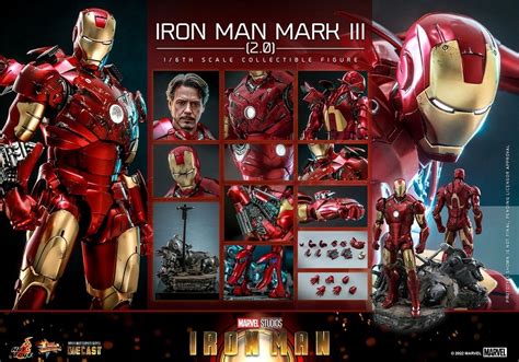 Hot Toys Iron Man Mark Version Scale Figure Hot Toys Iron Man Figuur Bol