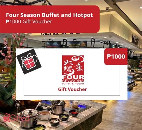 Four Seasons Buffet And Hotpot Php Gift Voucher Lazada Ph