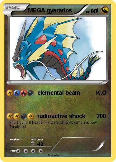 Pokémon Mega Gyarados 1 1 1 Elemental Beam Ko My Pokemon Card