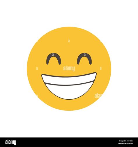 Beaming Face With Smiley Eyes Cheesy Face Vector Illustration