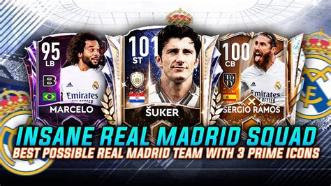 Best Possibile Real Madrid Squad Builder Fifa Mobile Real Madrid