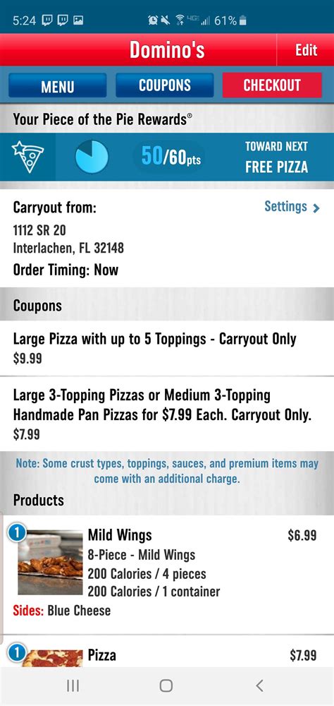 Coupon Code Dominos 8