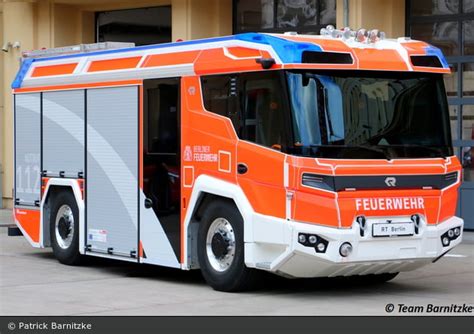 A German Full Electric Fire Truck In Berlin Gag