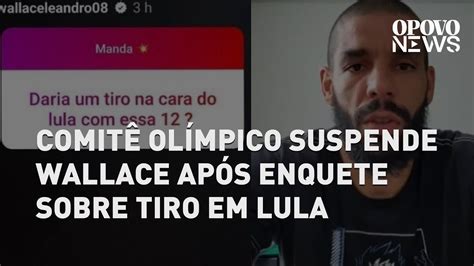 Comitê Olímpico do Brasil suspende Wallace após enquete sobre tiro em