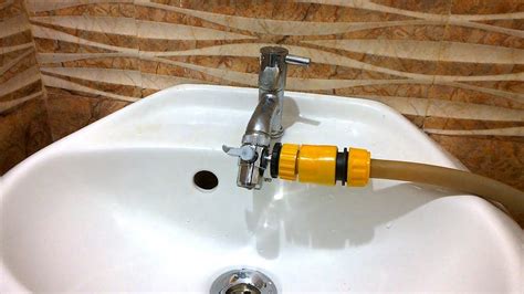 How To Connect Garden Hose To Bathroom Faucet Rispa