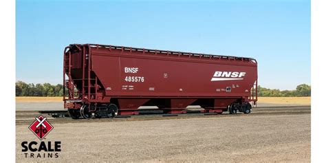 Operator HO Scale Gunderson 5188 Covered Hopper, BNSF/Wedge