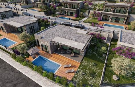 Panoramic Sea View Detached Villas For Sale In Bodrum Yalikavak