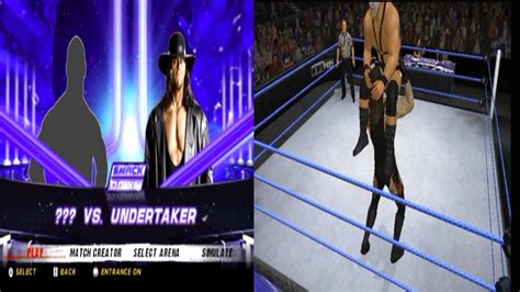 WWE 12 | Undertaker vs AX | WWE 12 video game - YouTube