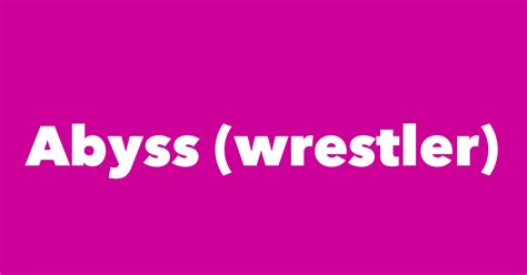 abyss wrestler net worth