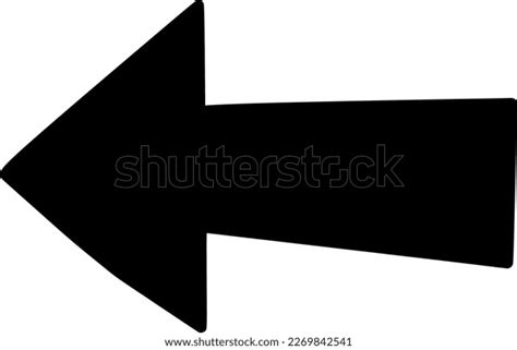 Vector Drawing Arrows Pointers Road Signssilhouette Stock Vector ...