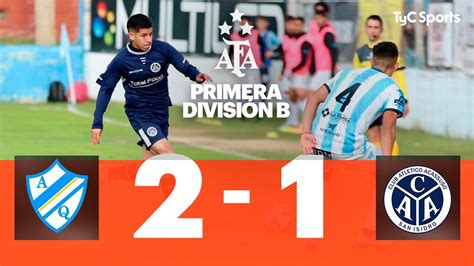 Argentino De Quilmes 2 1 Acassuso Primera División B Fecha 1