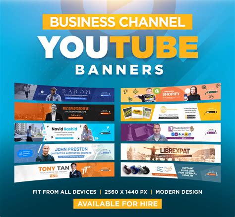 15+ Unique YouTube Banner Design Ideas & Example