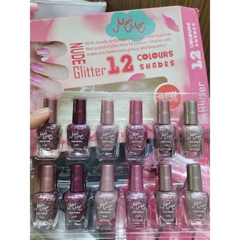Jual Marimar Kutek Nude Color Series Cat Kuku Per Box Isi Pcs Shopee Indonesia