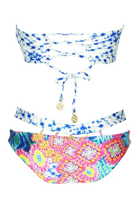 Designer Bandeau Push Up Bikini Von Luli Fama Aus Der Kollektion Beautiful Mess