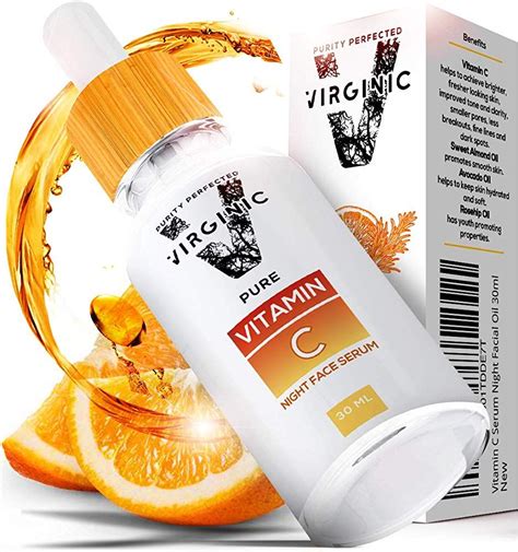 Organic Vitamin C Serum Mit Retinol Haut Creme F R Natural Skin Anti