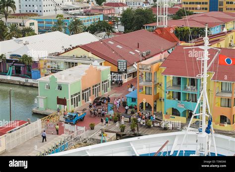 St. John's, Antigua - October 31, 2012: The cruise port of St. John's ...