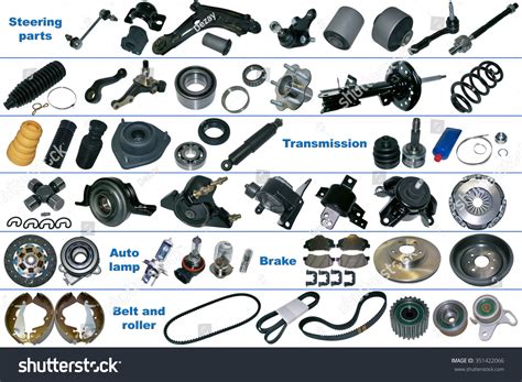 Most Popular Spare Parts Auto Parts Stock Photo 351422066 Shutterstock