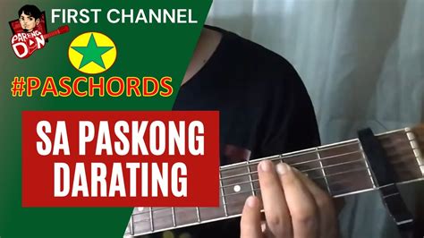 Sa Paskong Darating Guitar Tutorial Songs For Caroling Youtube