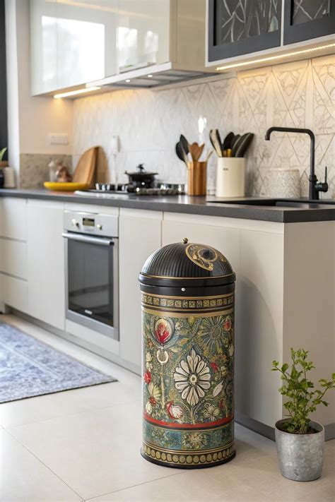 clever ideas  stylish kitchen trash cans