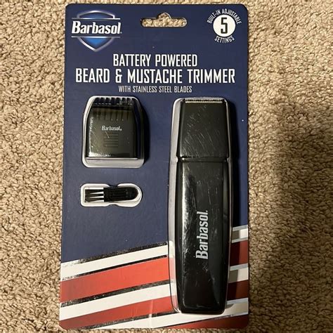 Barbasol Battery Powered Beard & Mustache Trimmer in 2023 | Mustache ...