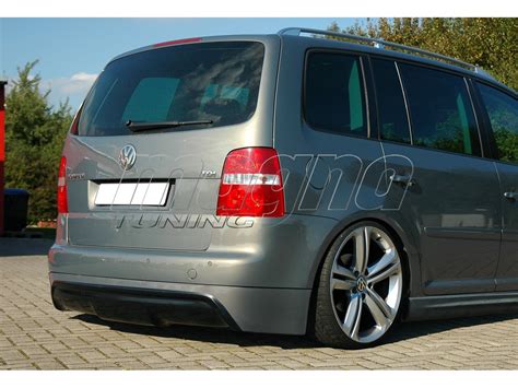 Vw Touran 1 R Style Rear Bumper Extension