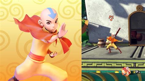 Aang Showcase Nickelodeon All Star Brawl Youtube