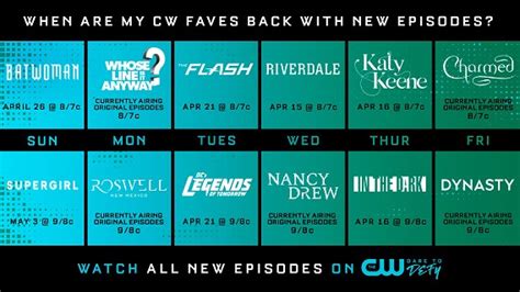 All-New Episodes of CW Network Shows.