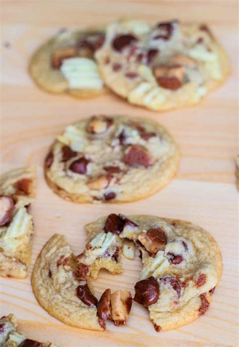 Duno Bakery Sweet Salty Potato Chip Toffee Cookies One Bite Will