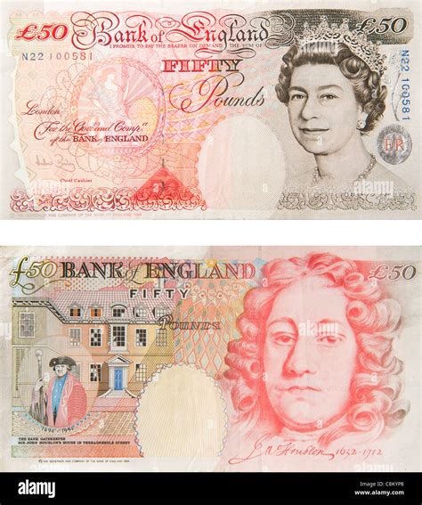 50 Fifty Pound Note Sterling Stock Photo Alamy