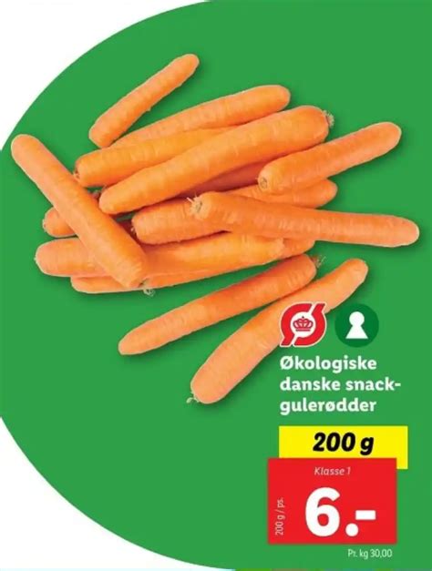 Kologiske Danske Snack Guler Dder Tilbud Hos Lidl