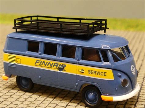 Modellspielwaren Reinhardt 1 87 Brekina 1957 VW T1 B Bus Finnair