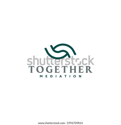 Creative Mediation Logo Design Vector Stock Vector Royalty Free