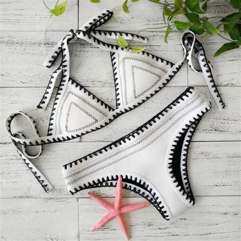 Neoprene Bikini Set Crochet Bikini Set