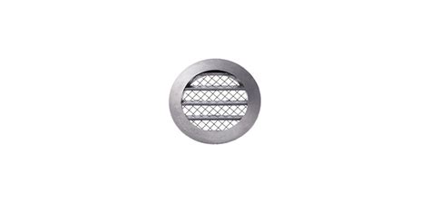 Grille d aération Ronde ø80mm Inox Mat La quincaillerie