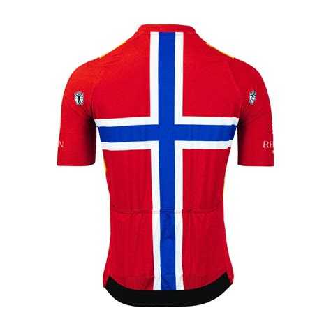 Maillot mangas cortas Uno X Icon Campeón noruego TdF 2023 rojo