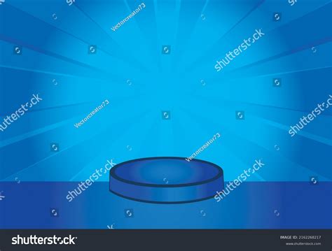 Blue Stage Design Product Business Showcase Stock Vector (Royalty Free ...